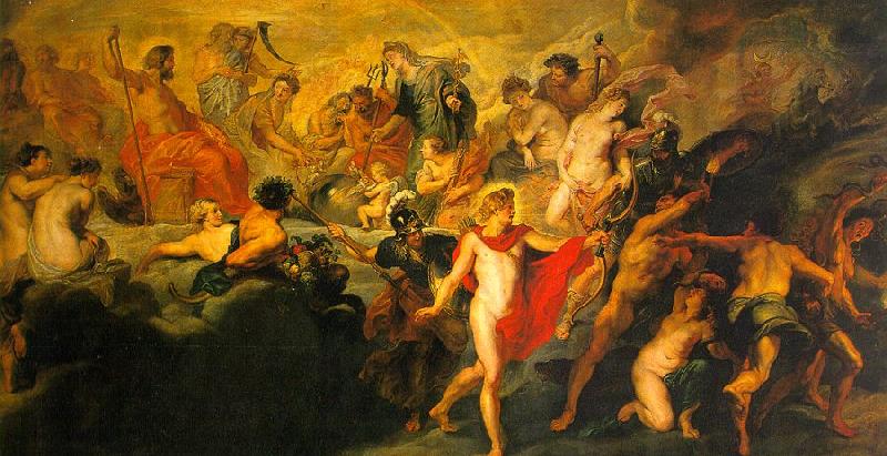 Peter Paul Rubens The Council of the Gods Germany oil painting art